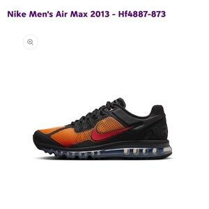 Nike Air Max 2013 Black Sneakers